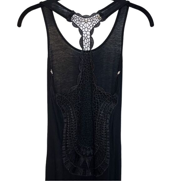 Zinga Racer Back Maxi Dress Black Size Small - Picture 2 of 7